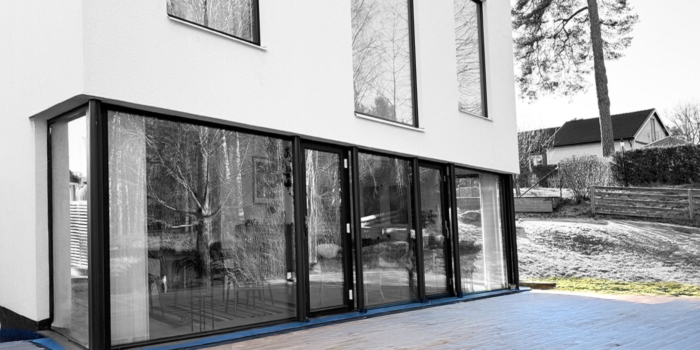 Energiglas i stora fönster