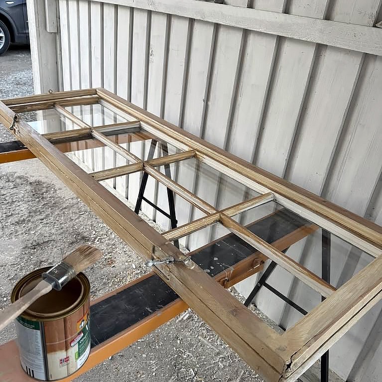 Byte av glas i fönster i Stockholm